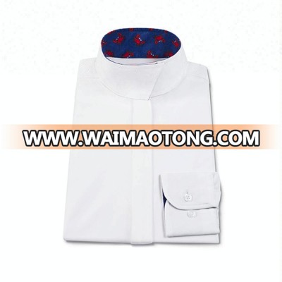 Men's long-sleeve printed equestrian shirt with high quality and quick drying and ventilation customization